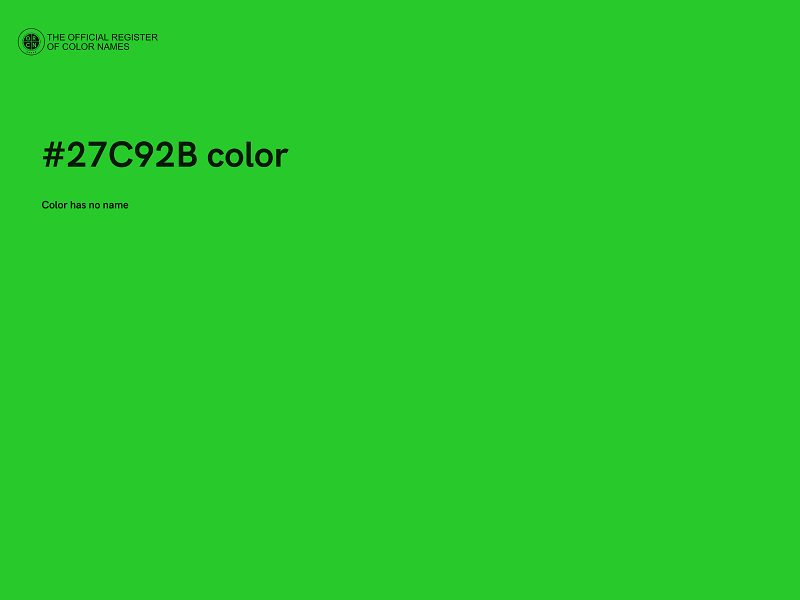 #27C92B color image