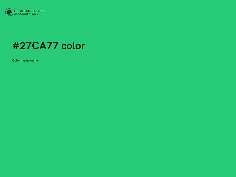 #27CA77 color image