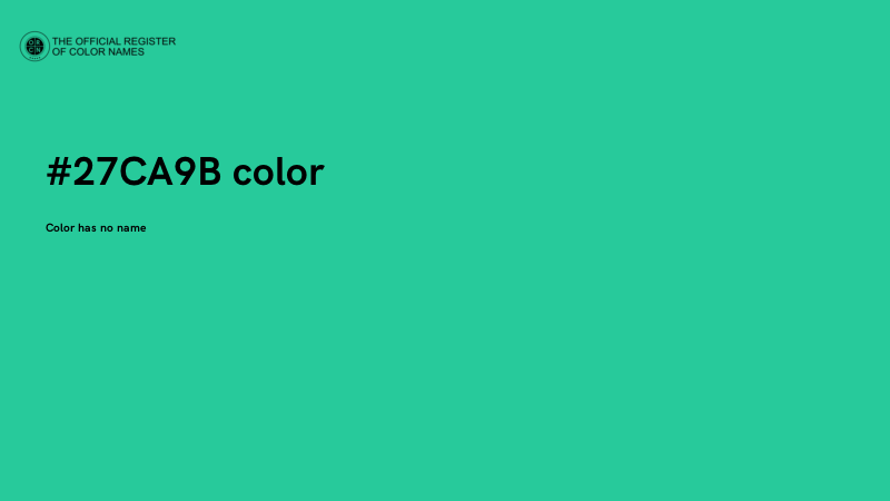 #27CA9B color image