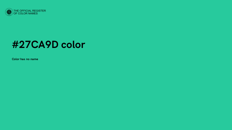#27CA9D color image