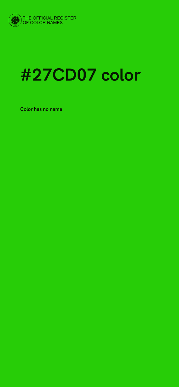 #27CD07 color image