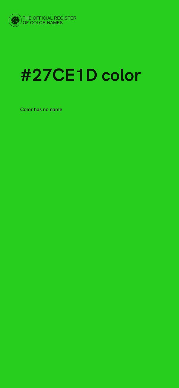 #27CE1D color image