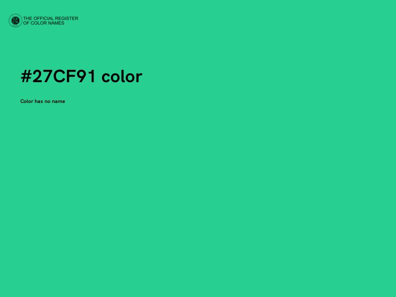 #27CF91 color image