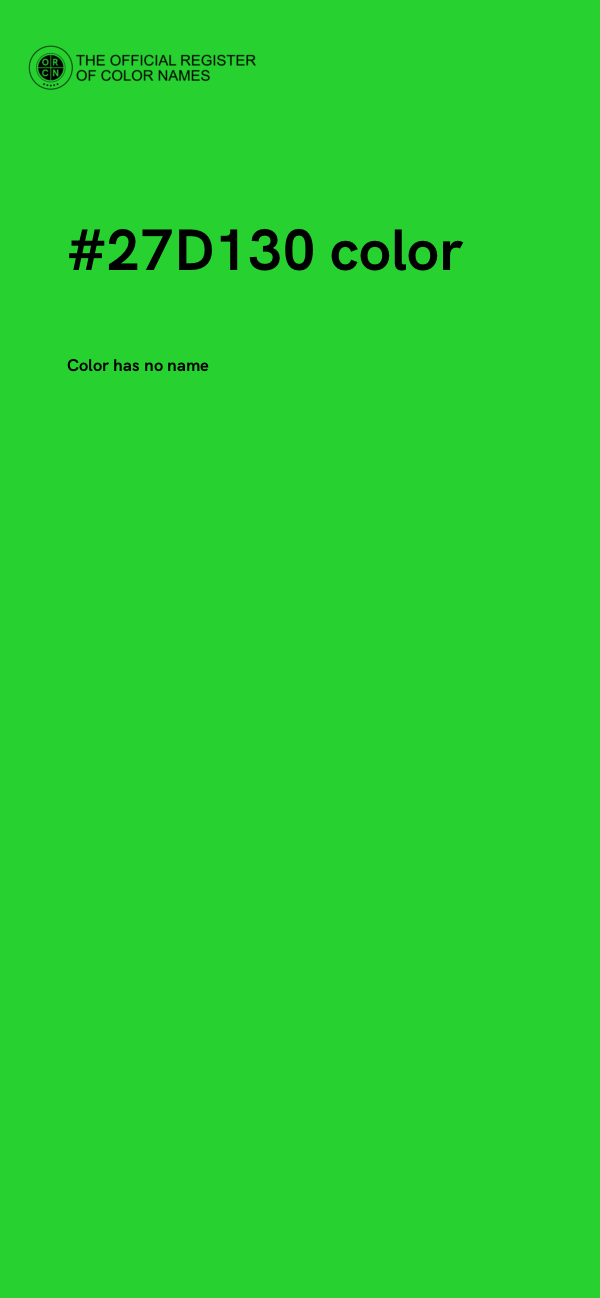 #27D130 color image