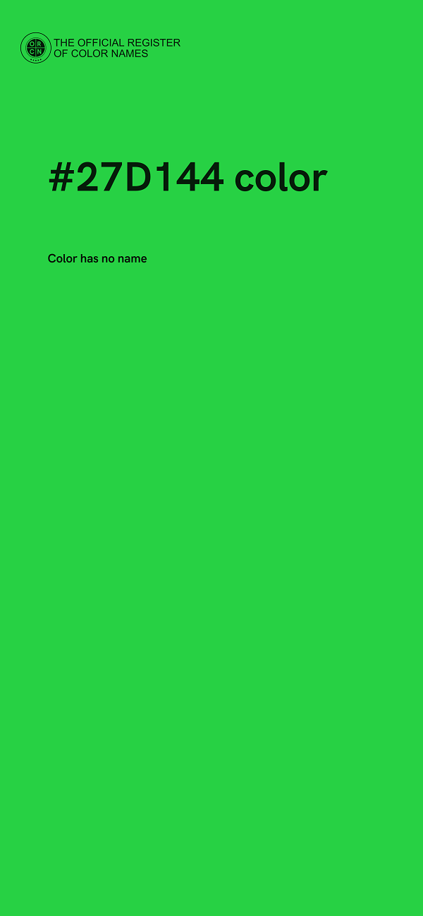 #27D144 color image