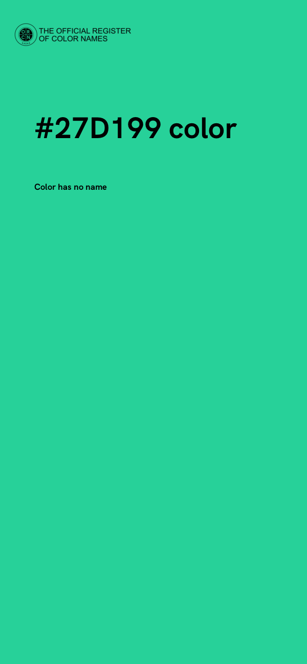 #27D199 color image