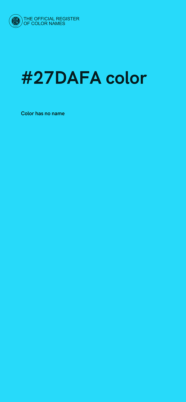 #27DAFA color image