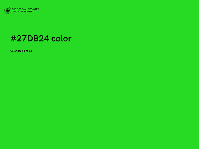 #27DB24 color image