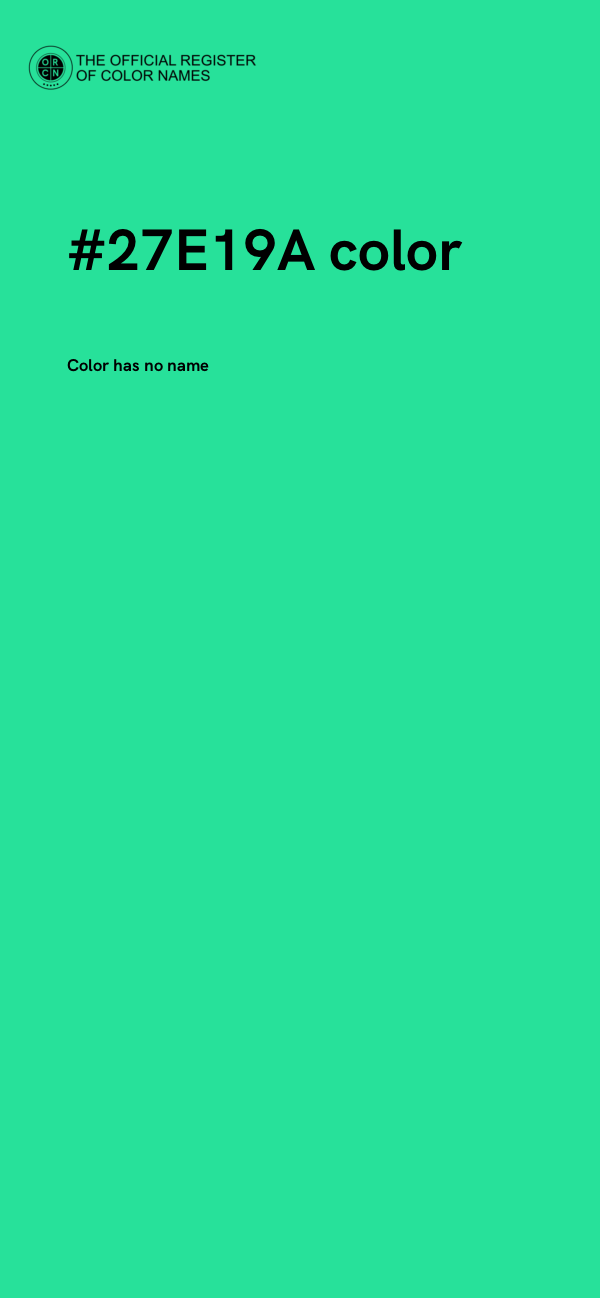 #27E19A color image