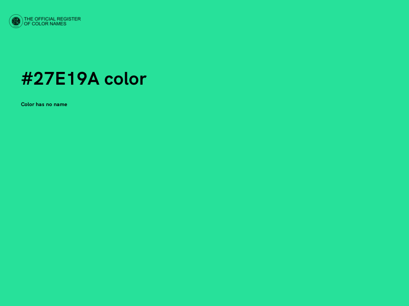 #27E19A color image