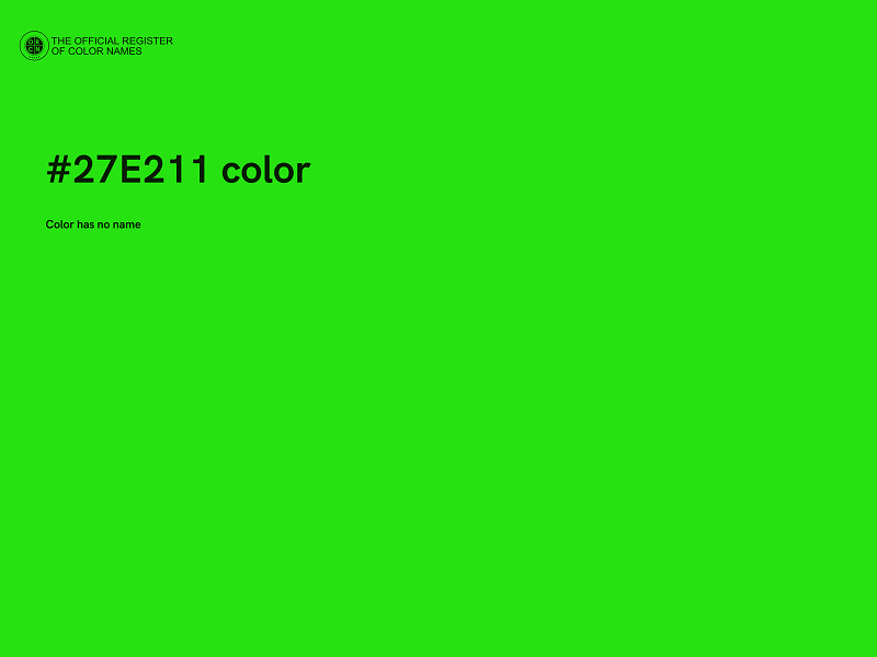 #27E211 color image