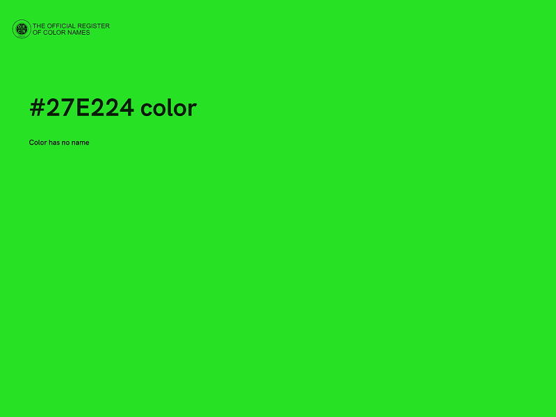 #27E224 color image