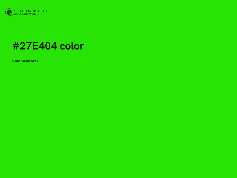 #27E404 color image