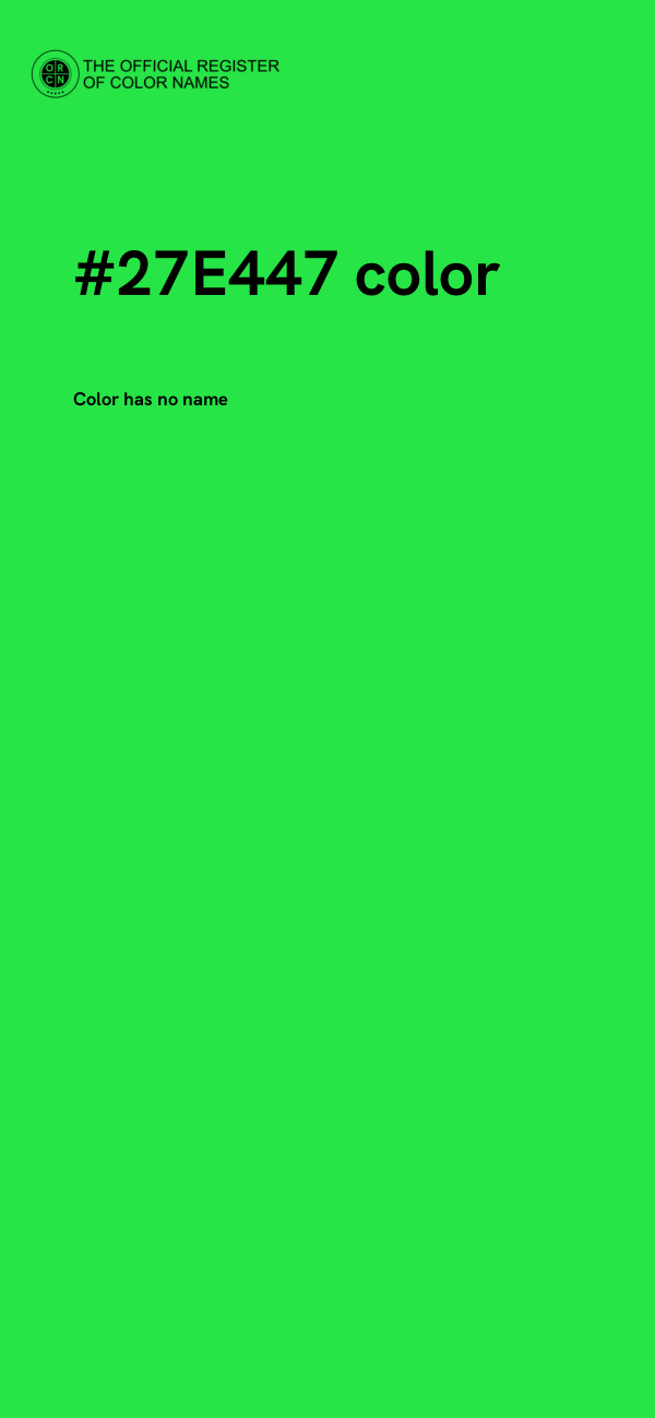 #27E447 color image