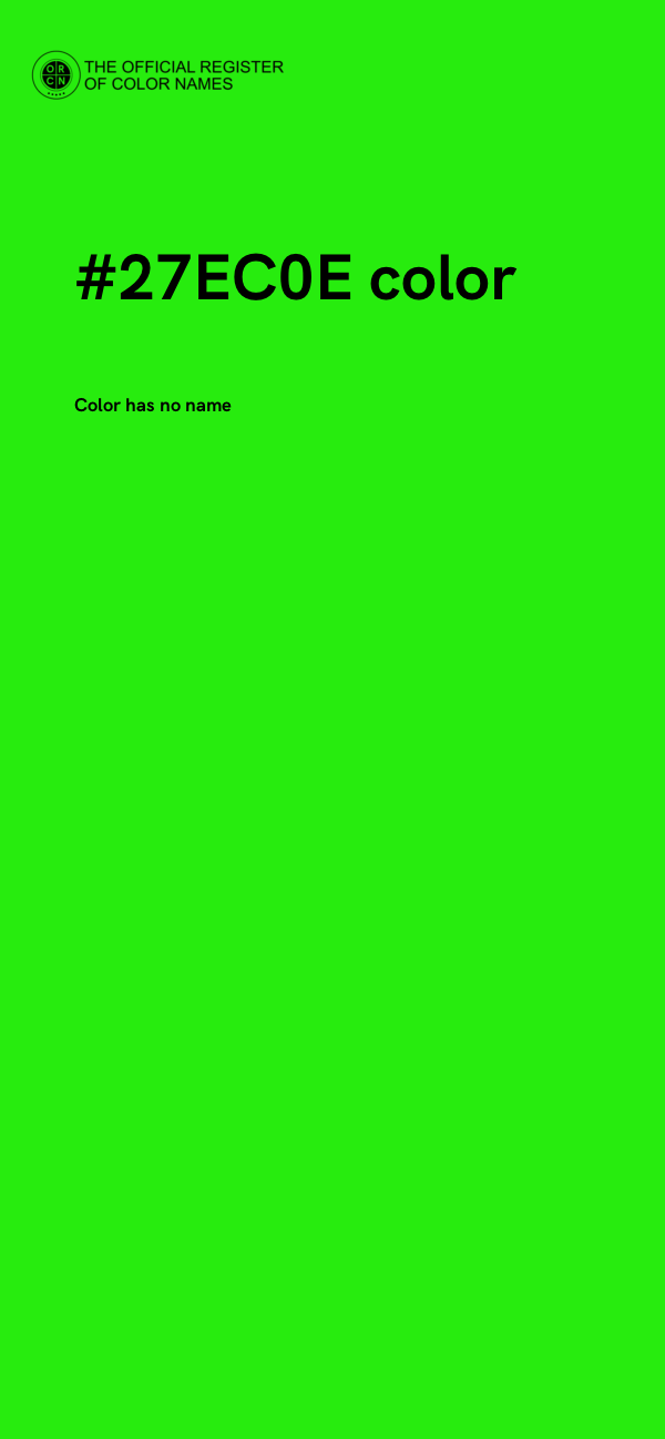 #27EC0E color image