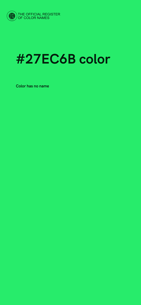 #27EC6B color image