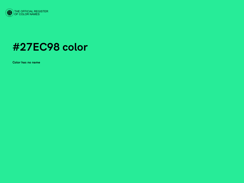 #27EC98 color image