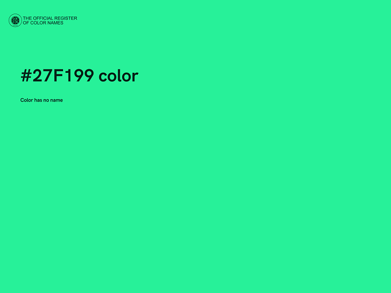 #27F199 color image