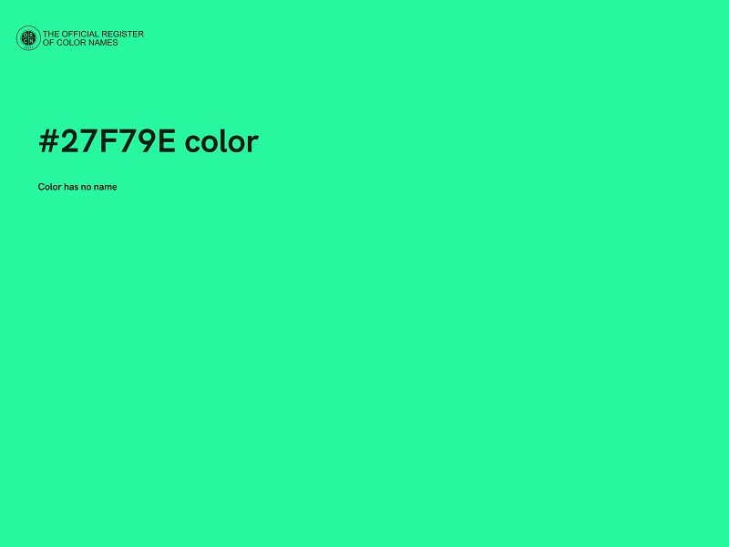 #27F79E color image