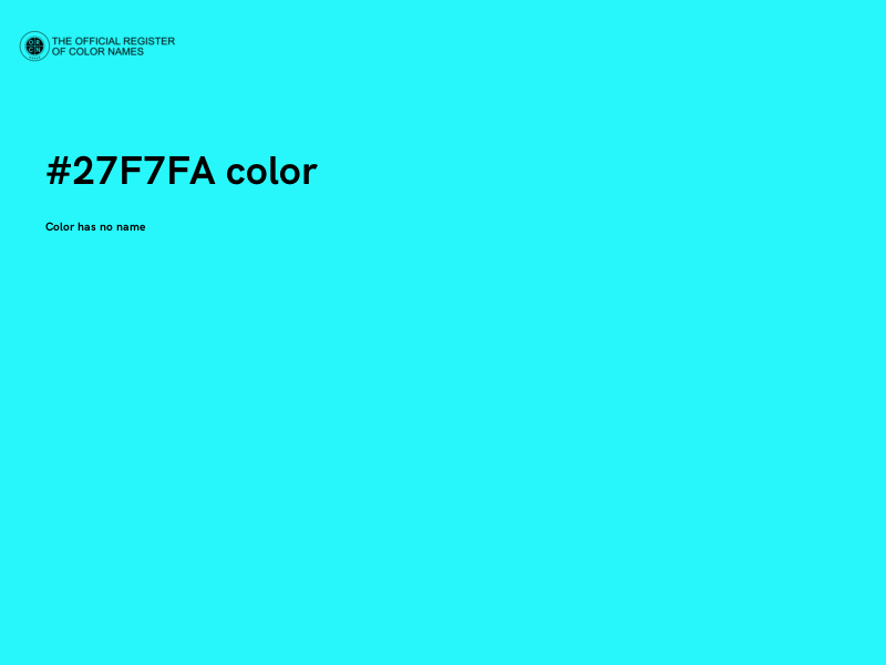 #27F7FA color image