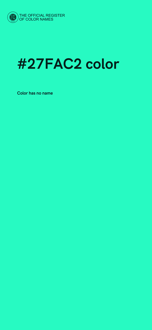 #27FAC2 color image