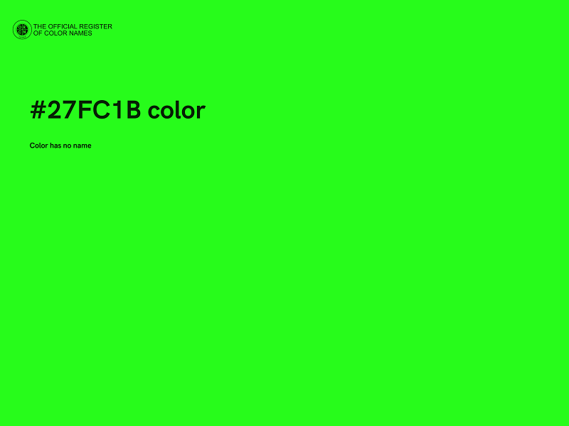 #27FC1B color image