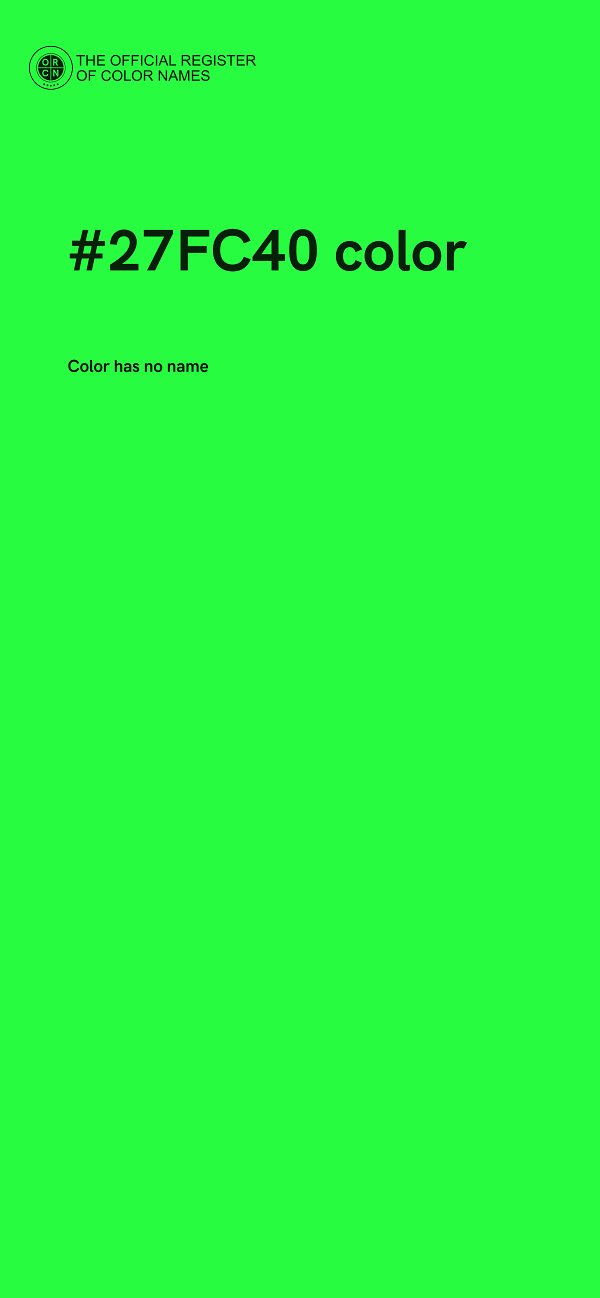 #27FC40 color image