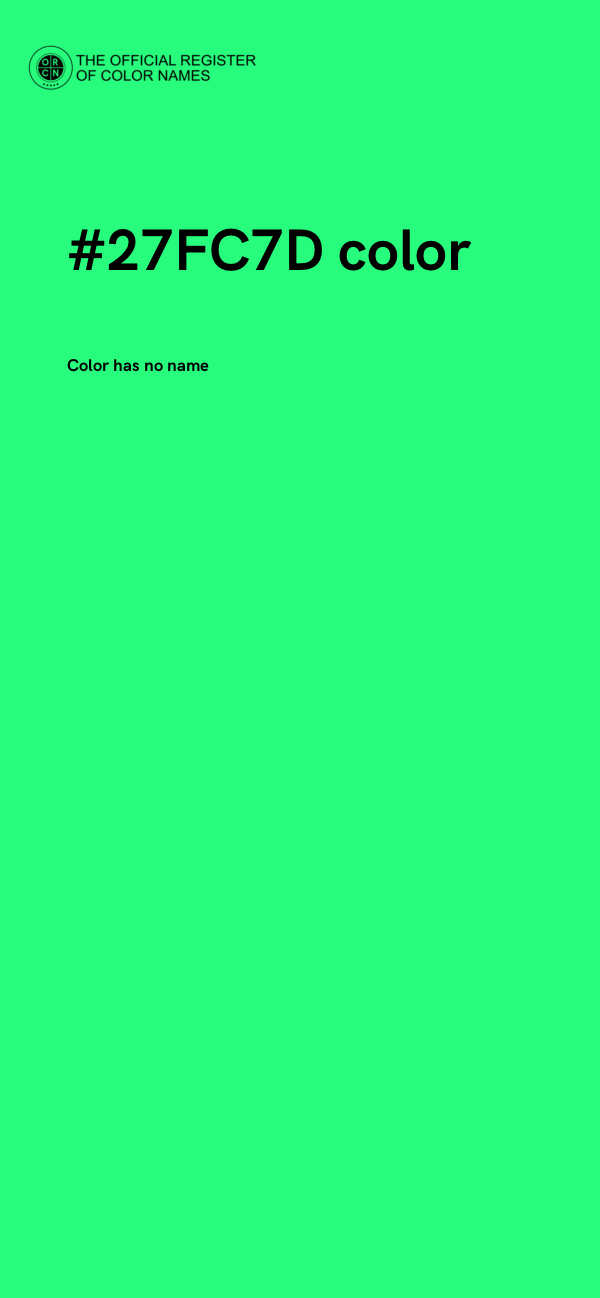 #27FC7D color image