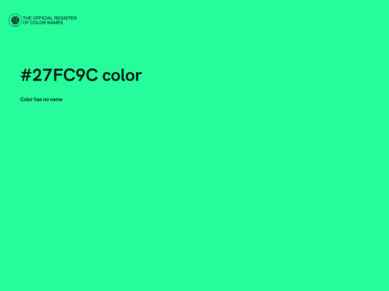 #27FC9C color image