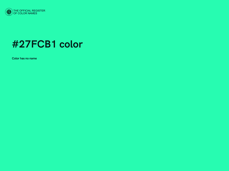 #27FCB1 color image