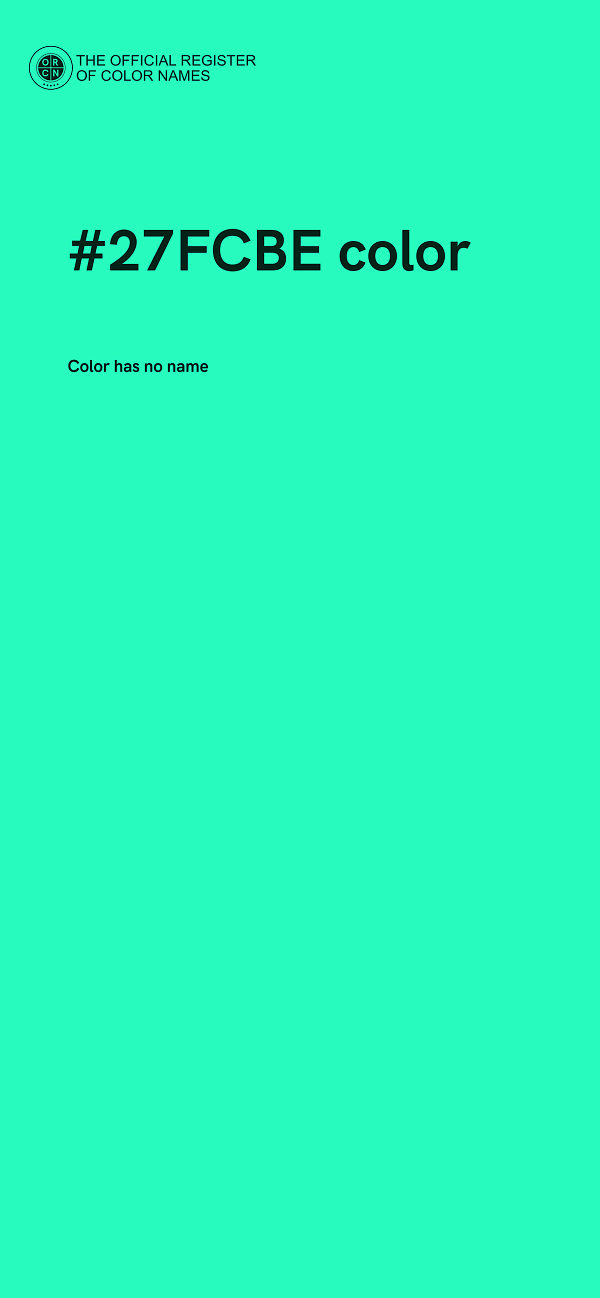 #27FCBE color image
