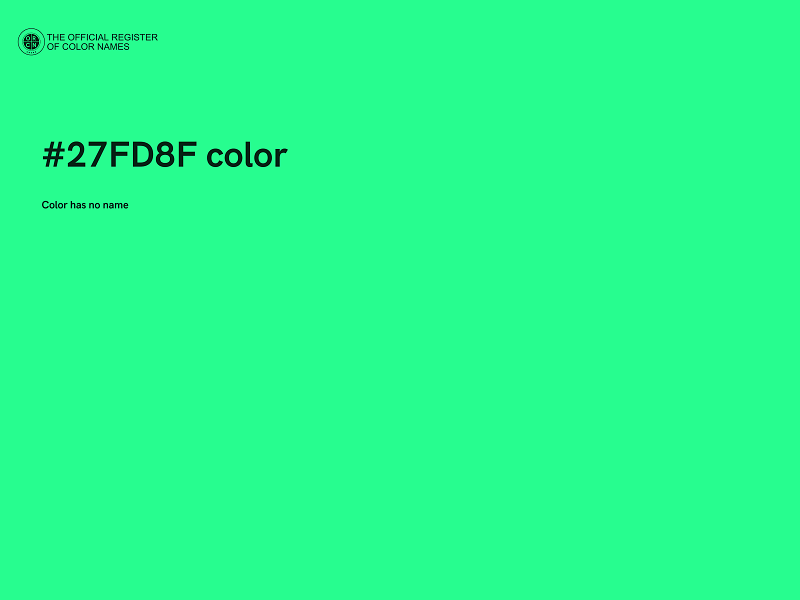 #27FD8F color image