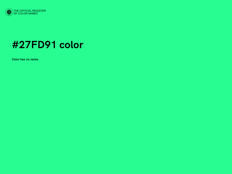 #27FD91 color image