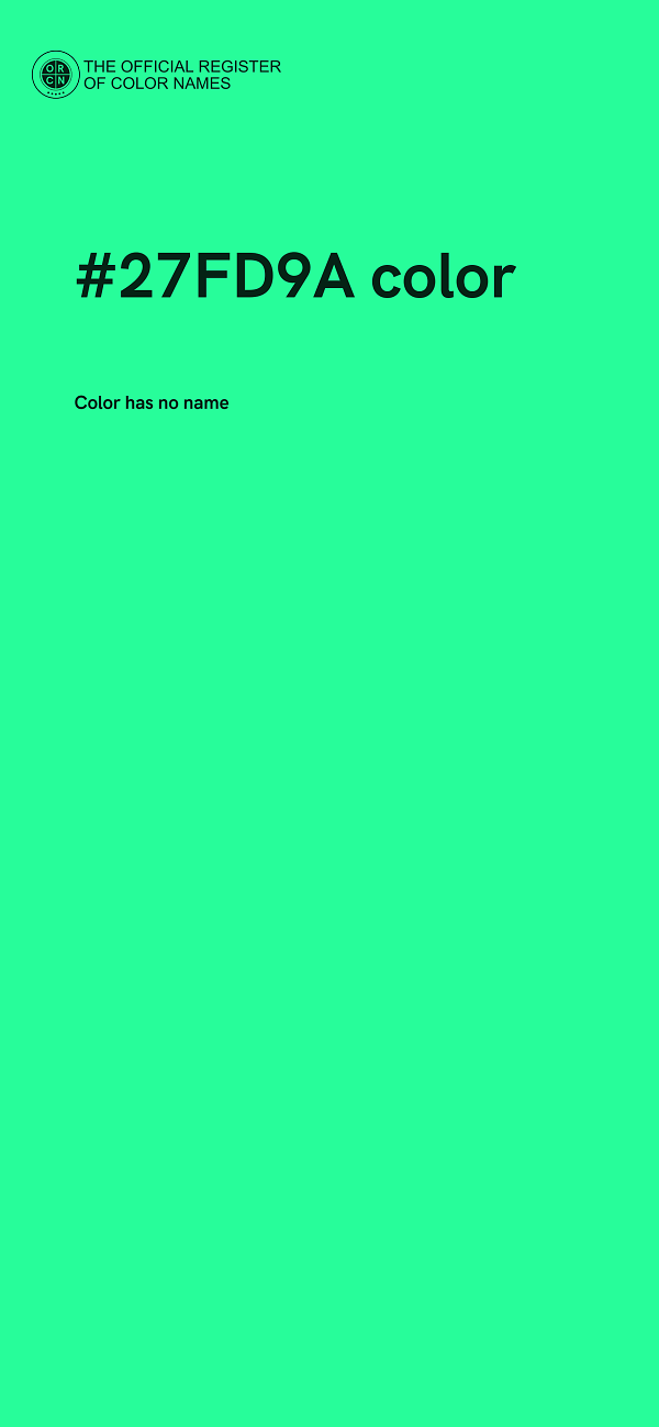 #27FD9A color image