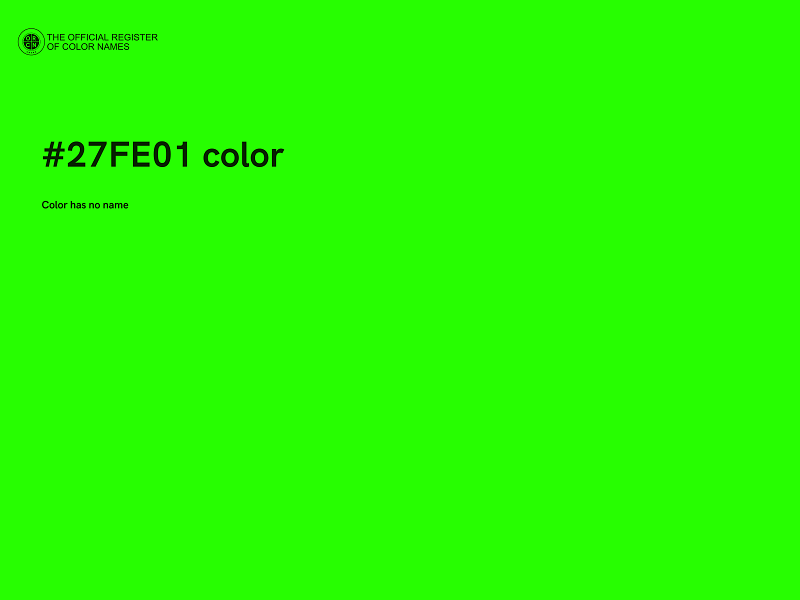 #27FE01 color image