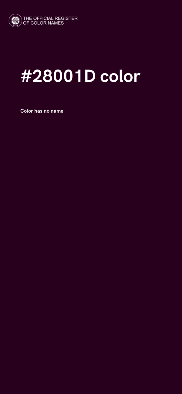 #28001D color image