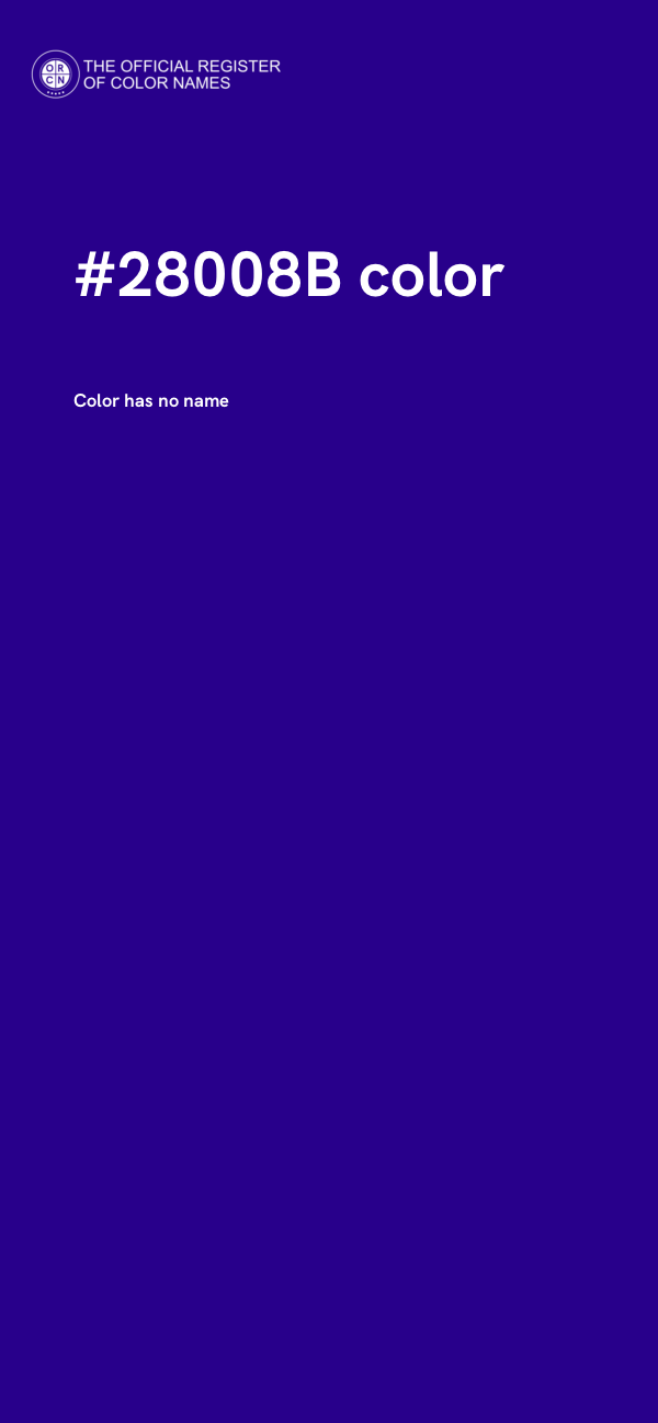 #28008B color image