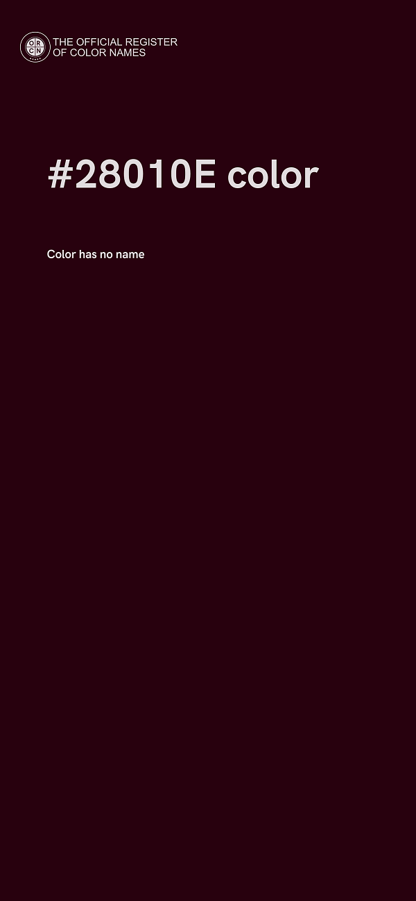 #28010E color image