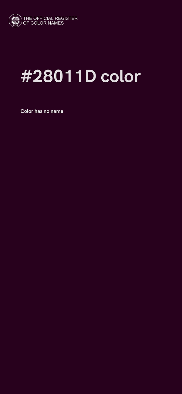 #28011D color image