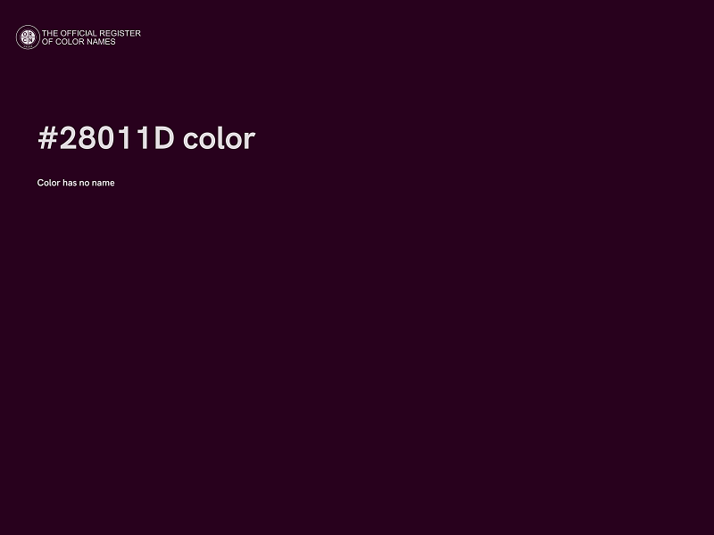 #28011D color image