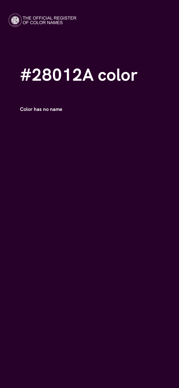 #28012A color image
