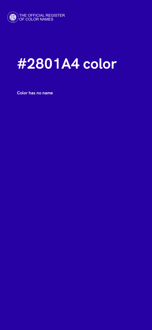 #2801A4 color image
