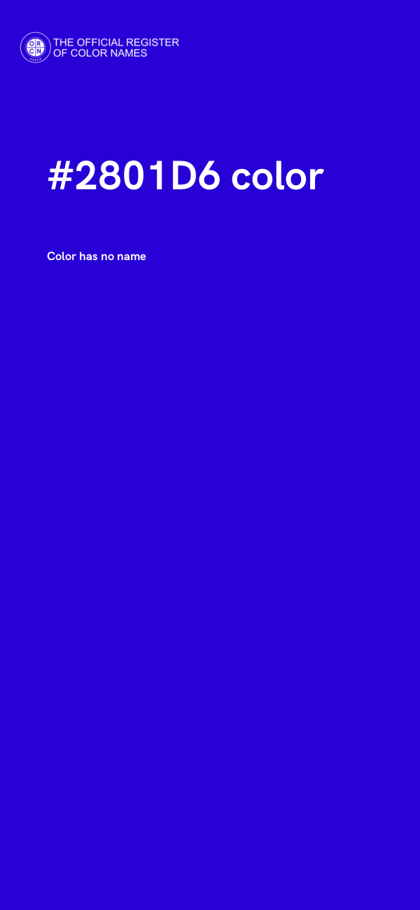 #2801D6 color image
