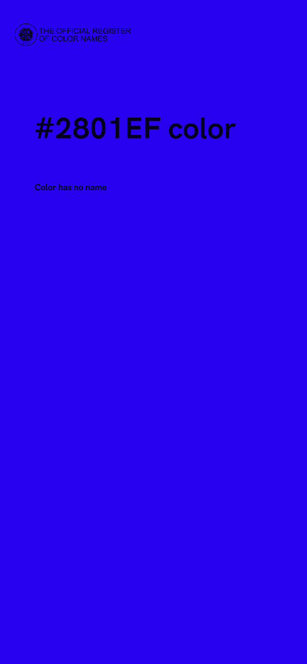 #2801EF color image
