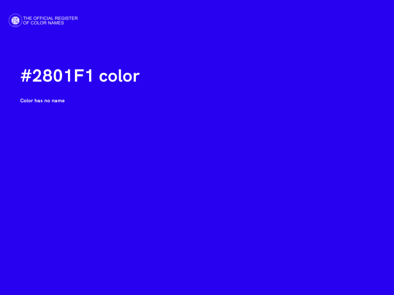 #2801F1 color image
