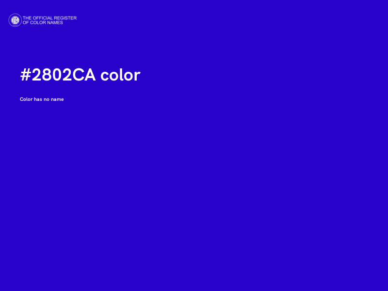 #2802CA color image