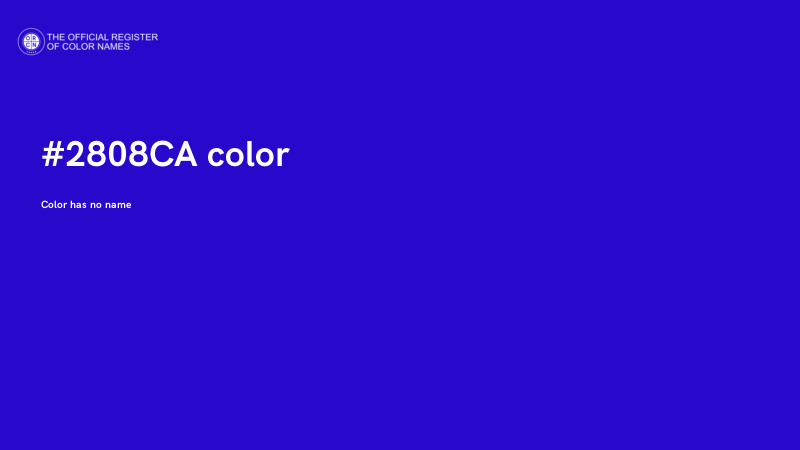 #2808CA color image