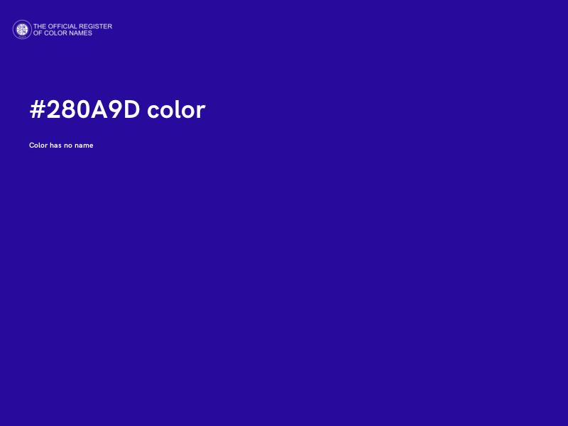 #280A9D color image