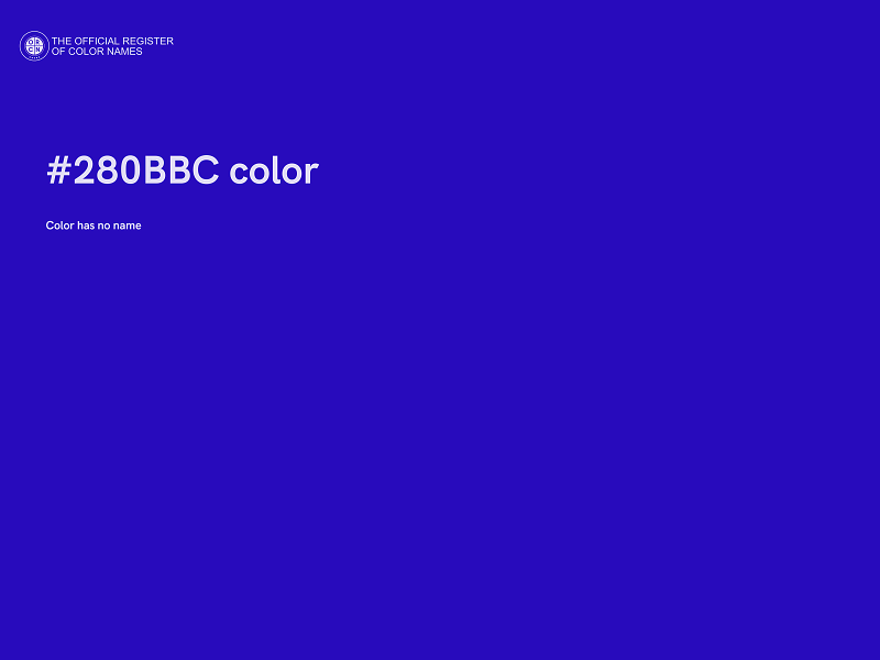 #280BBC color image