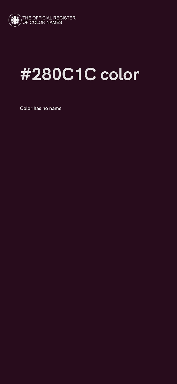 #280C1C color image